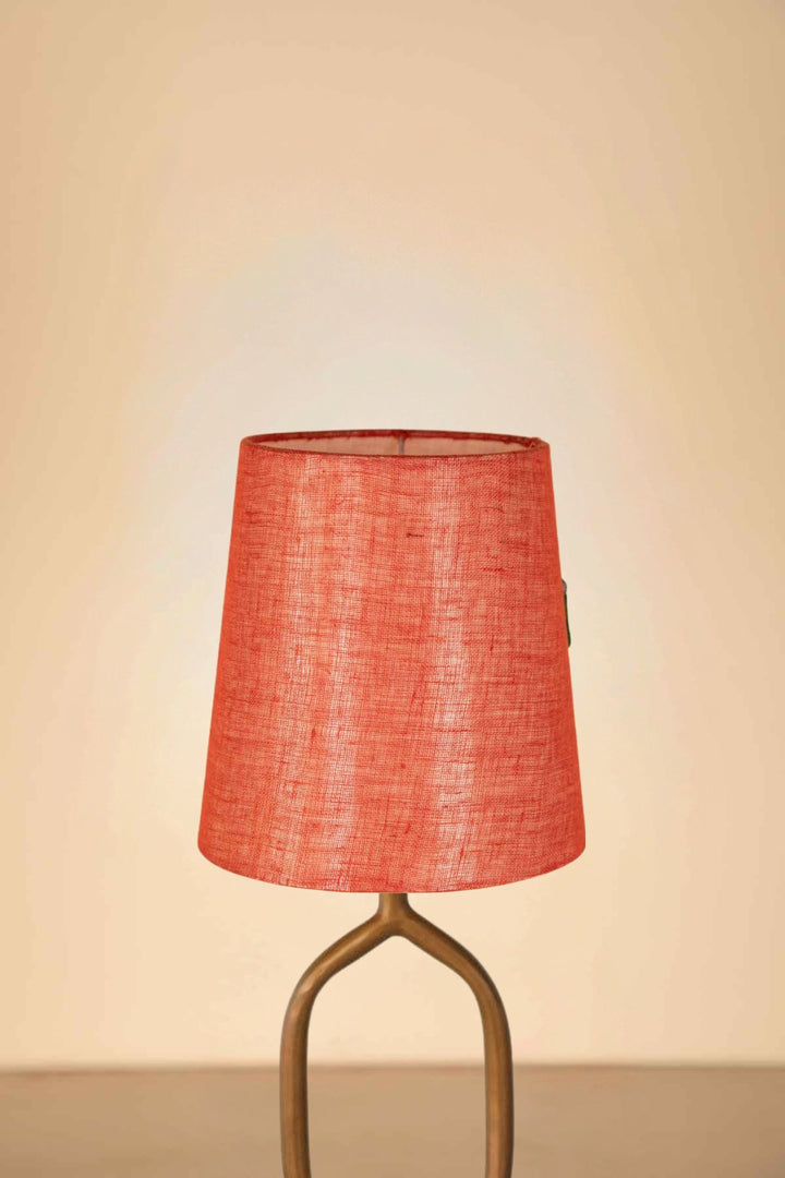 LAMPSHADES Solid Tiny Taper Lampshade (Dusky Red)