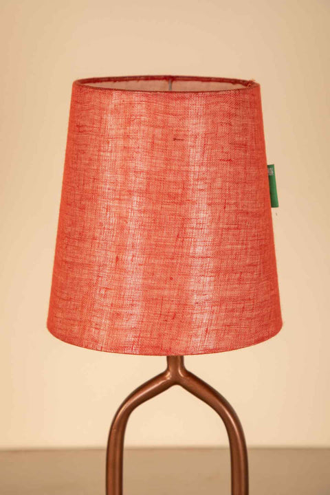 LAMPSHADES Solid Tiny Taper Lampshade (Dusky Red)