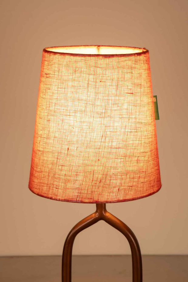 LAMPSHADES Solid Tiny Taper Lampshade (Dusky Red)