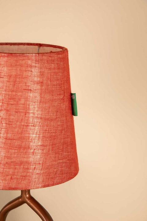 LAMPSHADES Solid Tiny Taper Lampshade (Dusky Red)