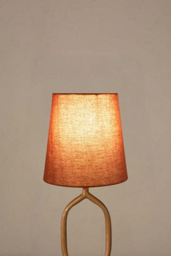 Solid Tiny Taper Lampshade (Rust Red)
