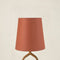 Solid Tiny Taper Lampshade (Rust Red)