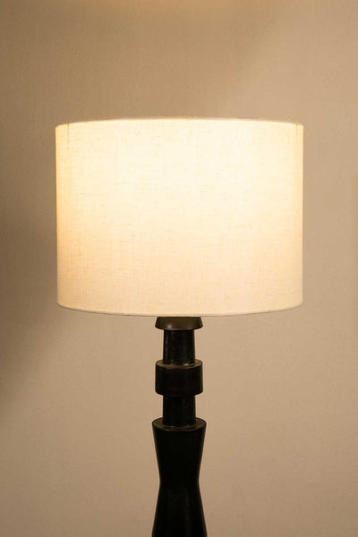 LAMPSHADES Solid Large Drum Lampshade (Off White)