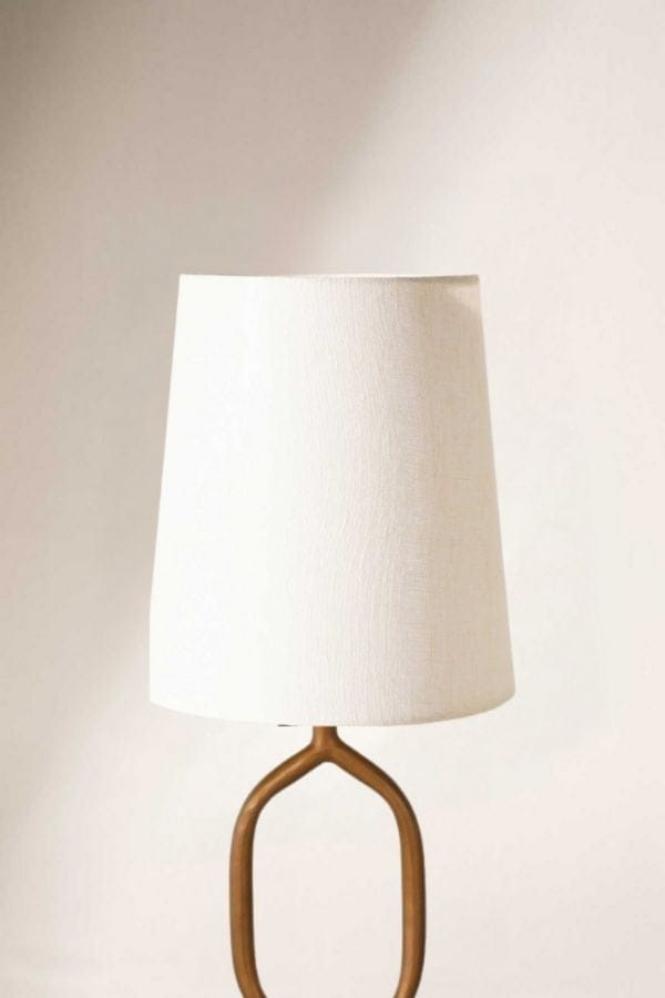 LAMPSHADES Solid Small Taper Lampshade (Off White)