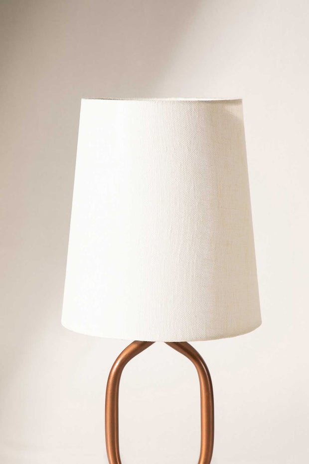 LAMPSHADES Solid Small Taper Lampshade (Off White)