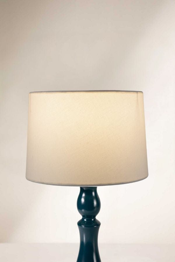 LAMPSHADES Solid Medium Drum Lampshade (Off White)