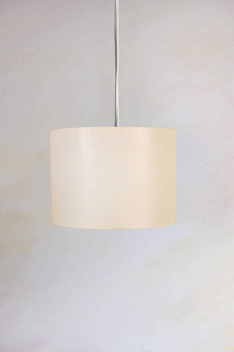 PENDANT LAMPS Solid Large Drum Pendant (Off White)