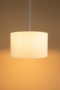 PENDANT LAMPS Solid Extra Large Drum Pendant (Off White)