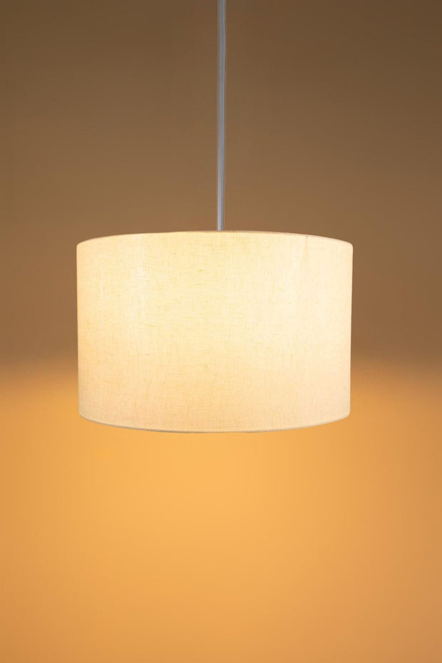 PENDANT LAMPS Solid Extra Large Drum Pendant (Off White)