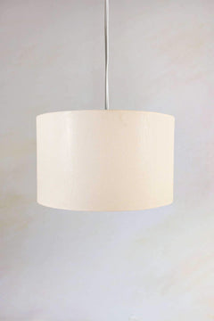 Solid Extra Large Drum Pendant (Off White)