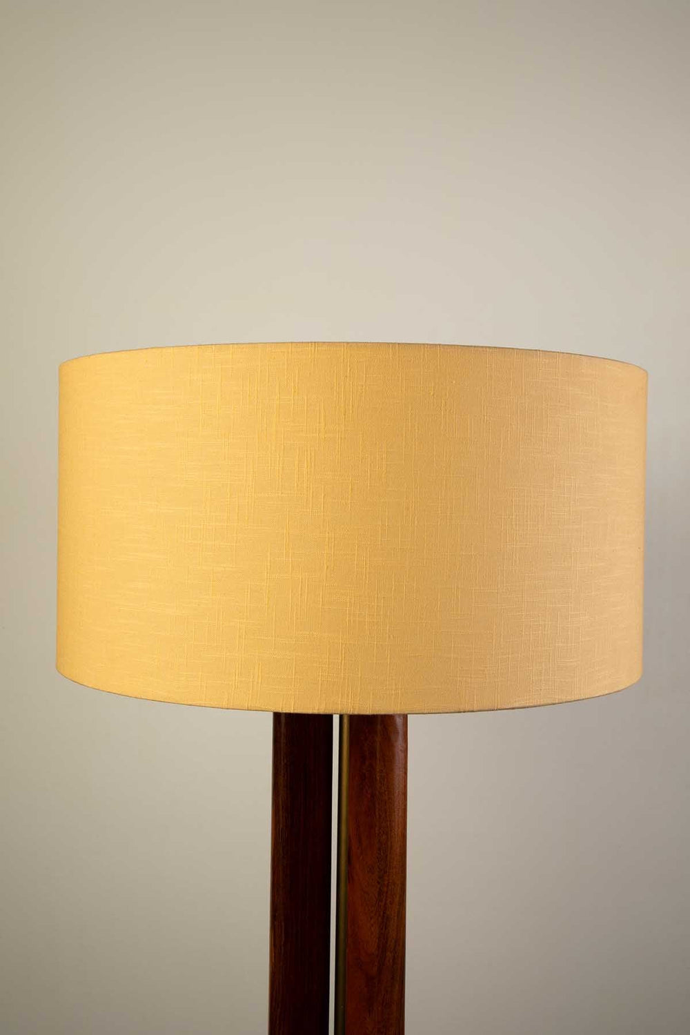 Solid Fabric Extra Large Drum Lampshade (Mustard)