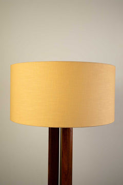 Solid Fabric Extra Large Drum Lampshade (Mustard)