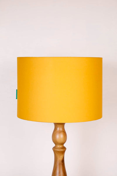 LAMPSHADES Solid Large Drum Lampshade (Yellow)