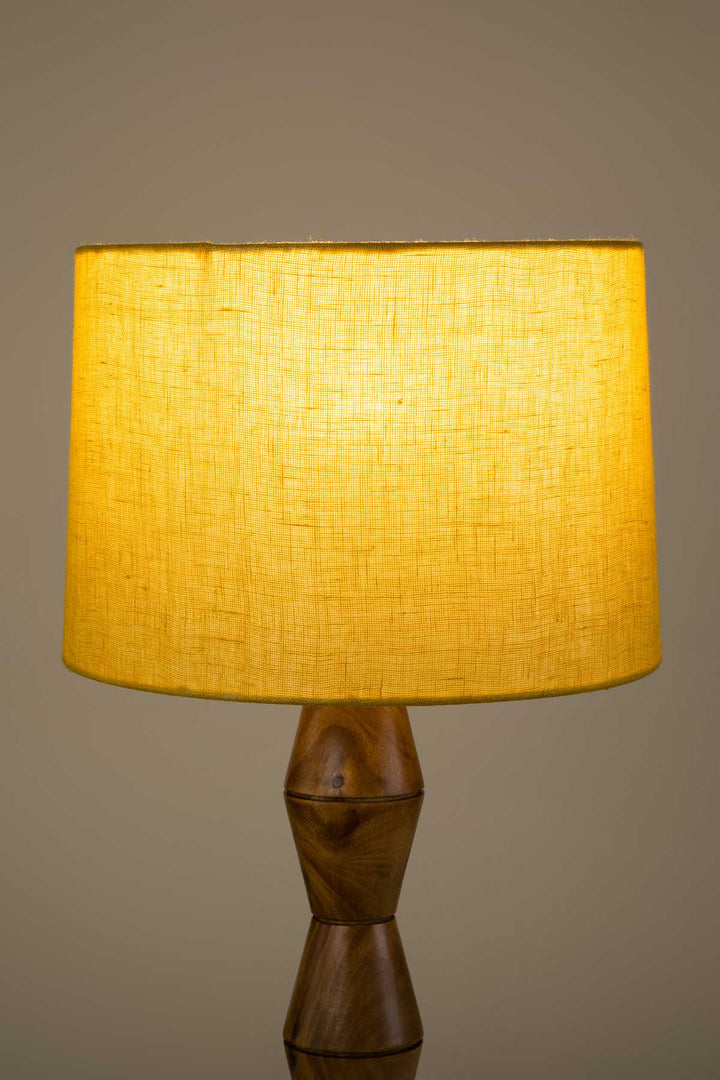 LAMPSHADES Solid Medium Drum Lampshade (Soft Yellow)