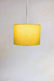PENDANT LAMPS Solid Medium Drum Pendant (Soft Yellow)