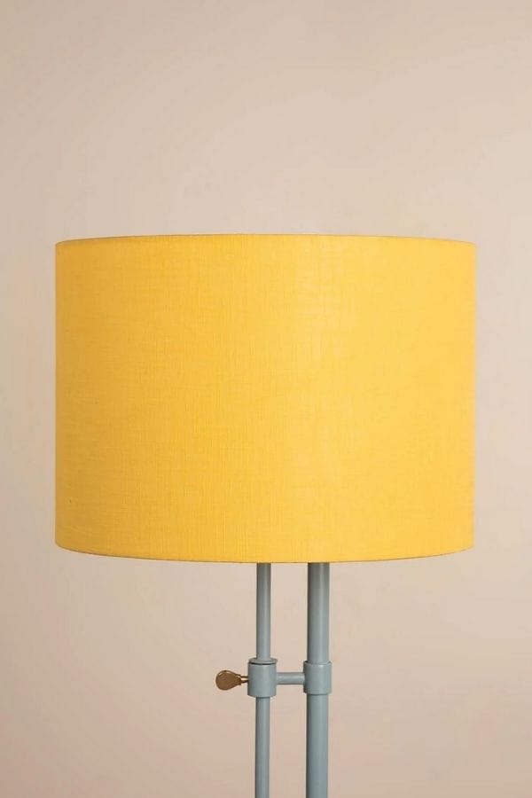 Solid Large Drum Lampshade (Mustard Yellow)