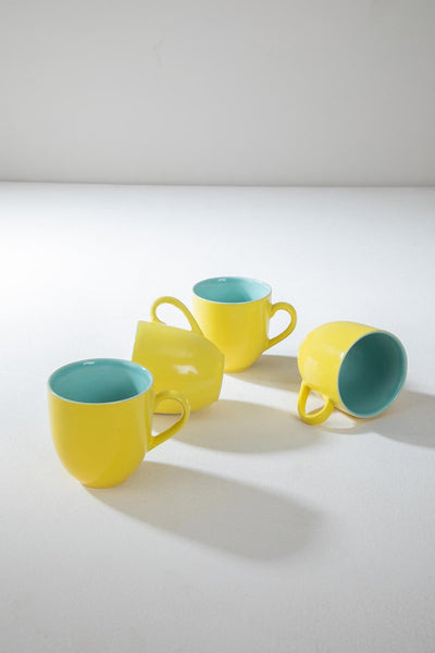 MUGS & CUPS Solid Baga Tea Cup (Set Of 4)