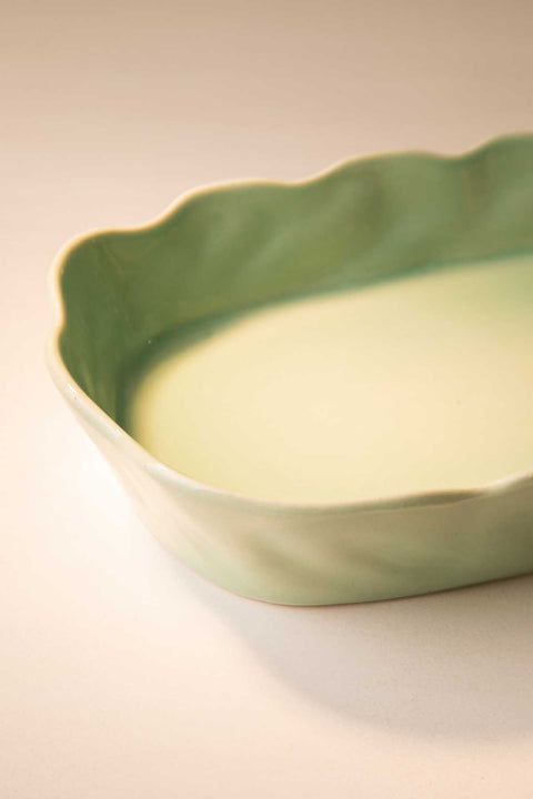 SERVING DISHES Solid Jade Serving Dish