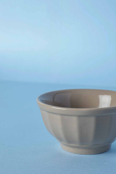 BOWLS Solid Saturn Sand Ceramic Mixer Bowl(Set Of 4)