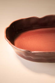 SERVING DISHES Solid Plum Serving Dish