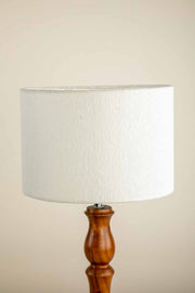 LAMPSHADES Solid Medium Drum Lampshade (Off White)