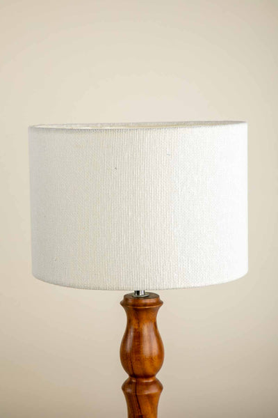 LAMPSHADES Solid Medium Drum Lampshade (Off White)