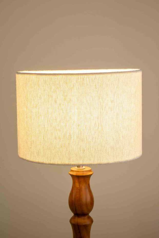 LAMPSHADES Solid Medium Drum Lampshade (Off White)