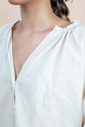 TOPS Solid Bella Blouse (Ecru)