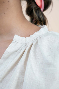 TOPS Solid Bella Blouse (Ecru)