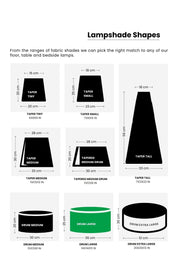 LAMPSHADES Solid Small Taper Lampshade (Citron Green)