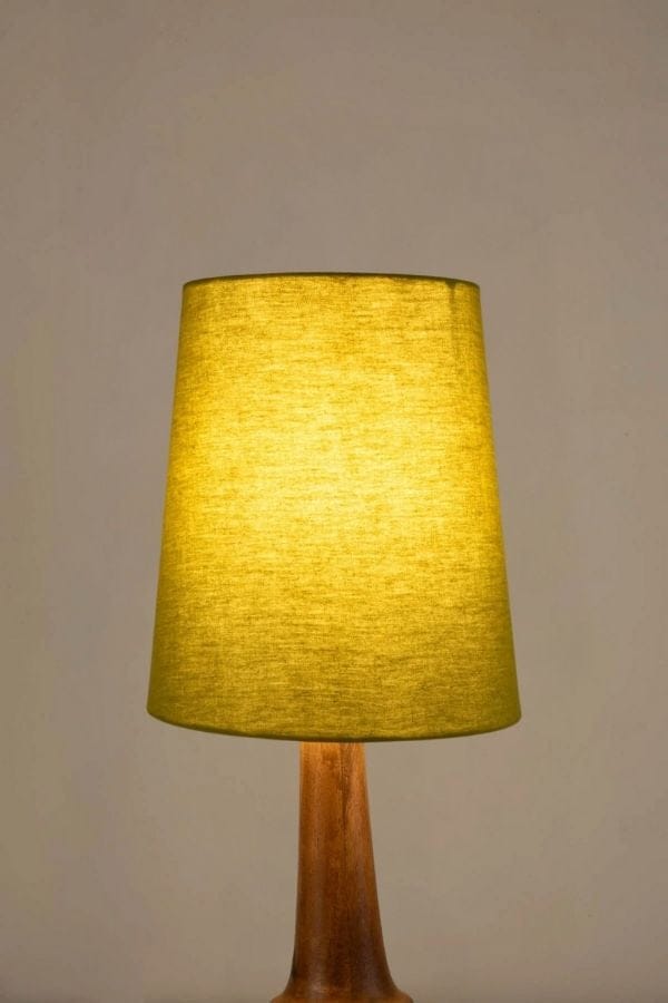 Solid Small Taper Lampshade (Citron Green)