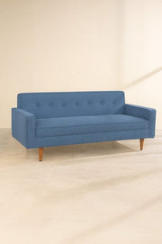 SOLID & TEXTURED UPHOLSTERY FABRICS Solid Twisted Water Blue Upholstery Fabric