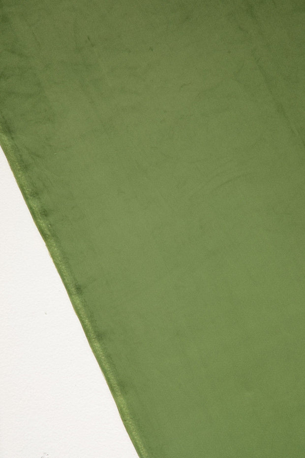SOLID & TEXTURED UPHOLSTERY FABRICS Solid Velvet Fern Green Velvet Upholstery Fabric