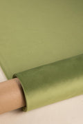 SOLID & TEXTURED UPHOLSTERY FABRICS Solid Fern Green Velvet Upholstery Fabric