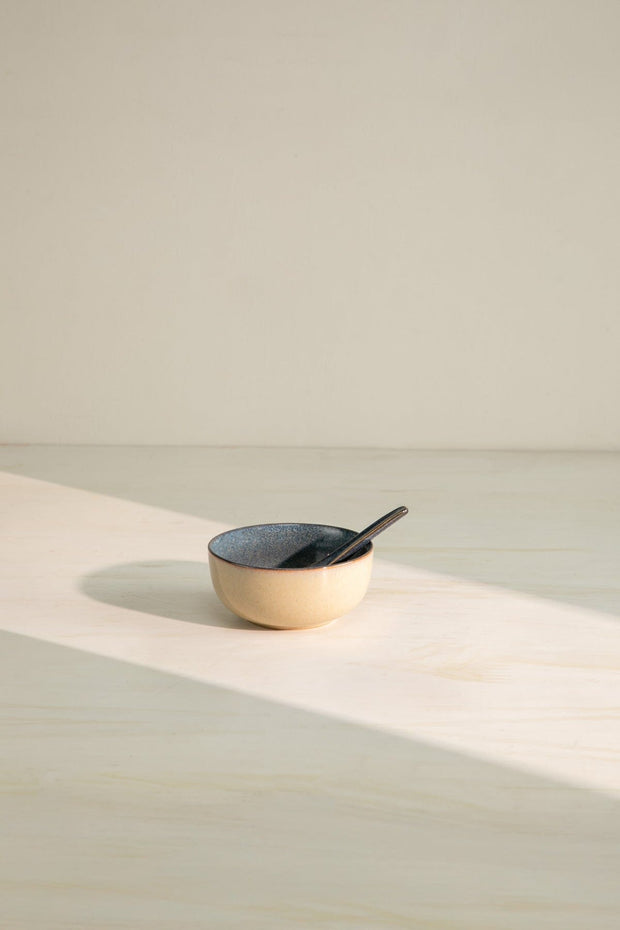 10000017856 SOMA SOUP BOWL WITH SPOON (SET OF 2) BEIGE