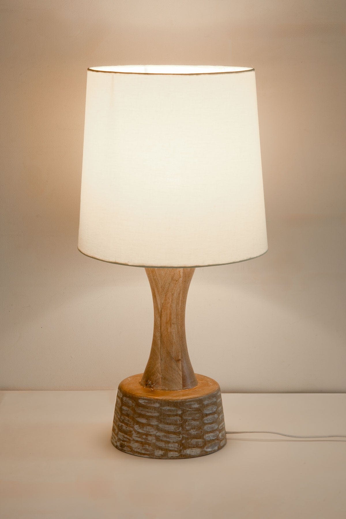 Solid Medium Taper Lampshade (Off White)