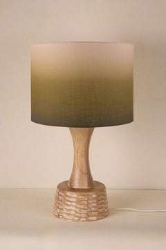 Akshaya Large Drum Lampshade (Olive Green)
