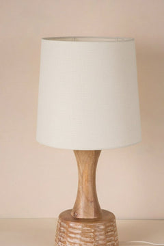 Solid Medium Taper Lampshade (Off White)