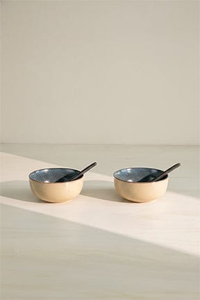 BOWLS Soma Ceramic Soup Bowl (Set Of 2)