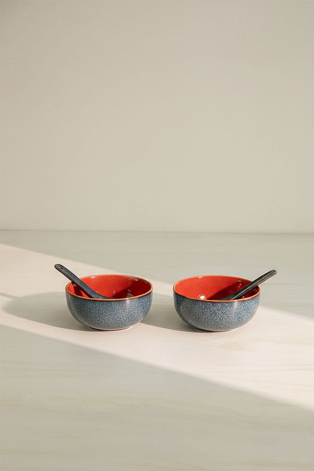 BOWLS Soma Ceramic Soup Bowl (Set Of 2)