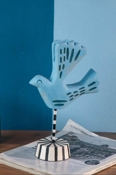 FIGURINES Song Bird Wood Animal Figurine