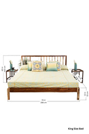 BEDS Spindle  Sheesham Wood Bed