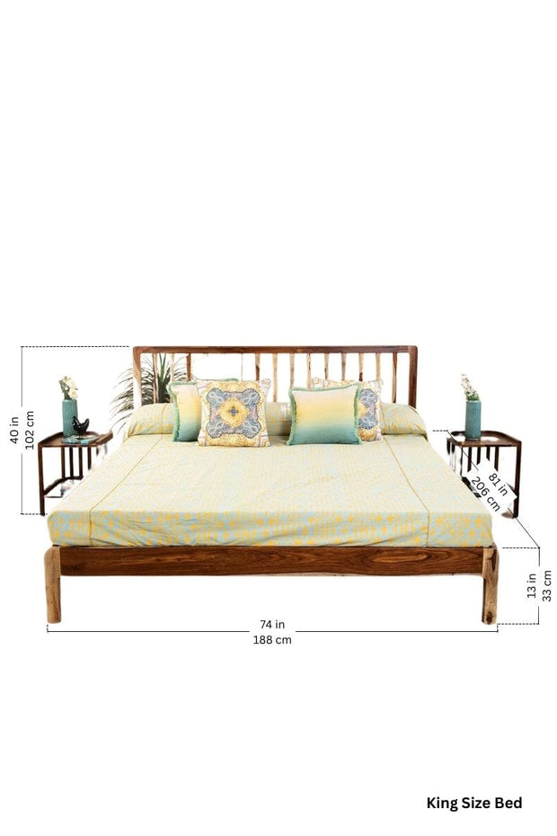 BEDS Spindle  Sheesham Wood Bed