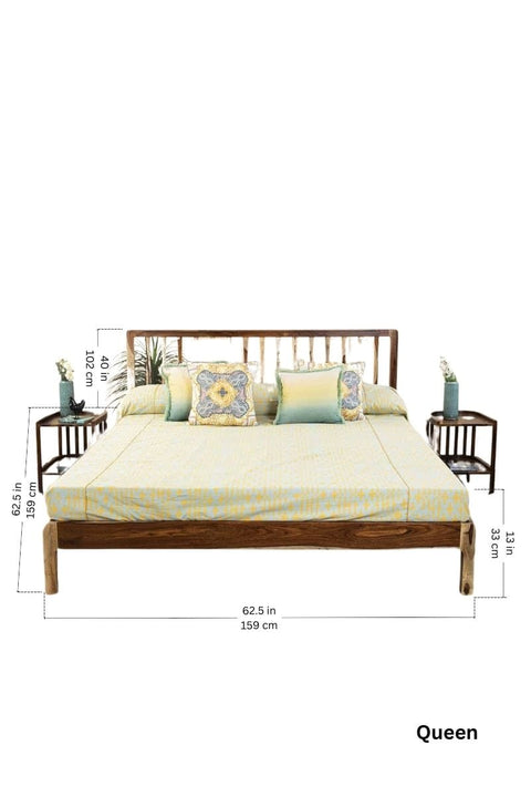 BEDS Spindle  Sheesham Wood Bed