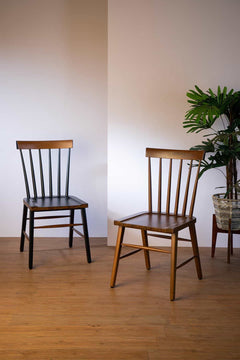 DINING CHAIRS Spindle Teak Wood Chair