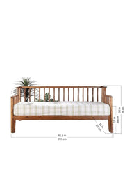 DAY BEDS Spindle Teak Wood Day Bed