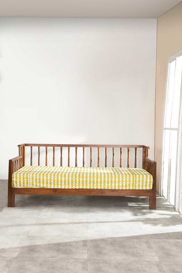 PULL OUT BEDS Spindle Teak Wood Pull Out Bed