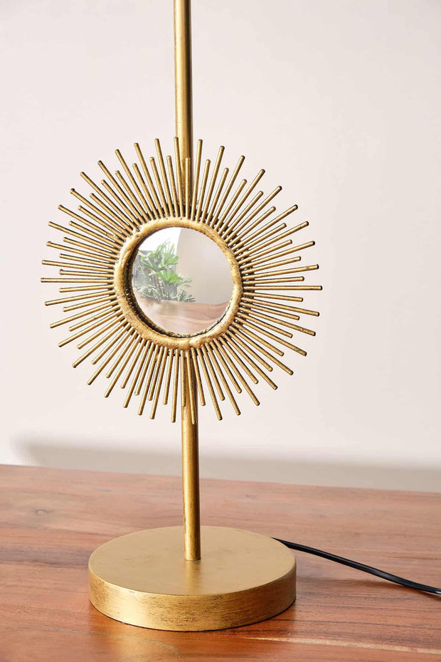 TABLE LAMPS Starburst Metal Table Lamp (Gold)