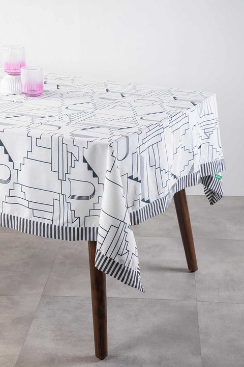 TABLE COVERS Stepwell Grey Table Cover