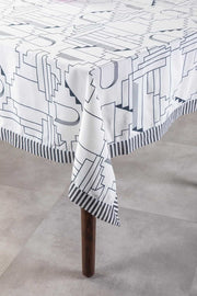 TABLE CLOTHS Stepwell Grey Table Cloth